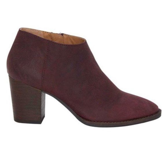 Lucky Brand Pamira Heeled Bootie Sugar Red NWOB 12 - Picture 2 of 4